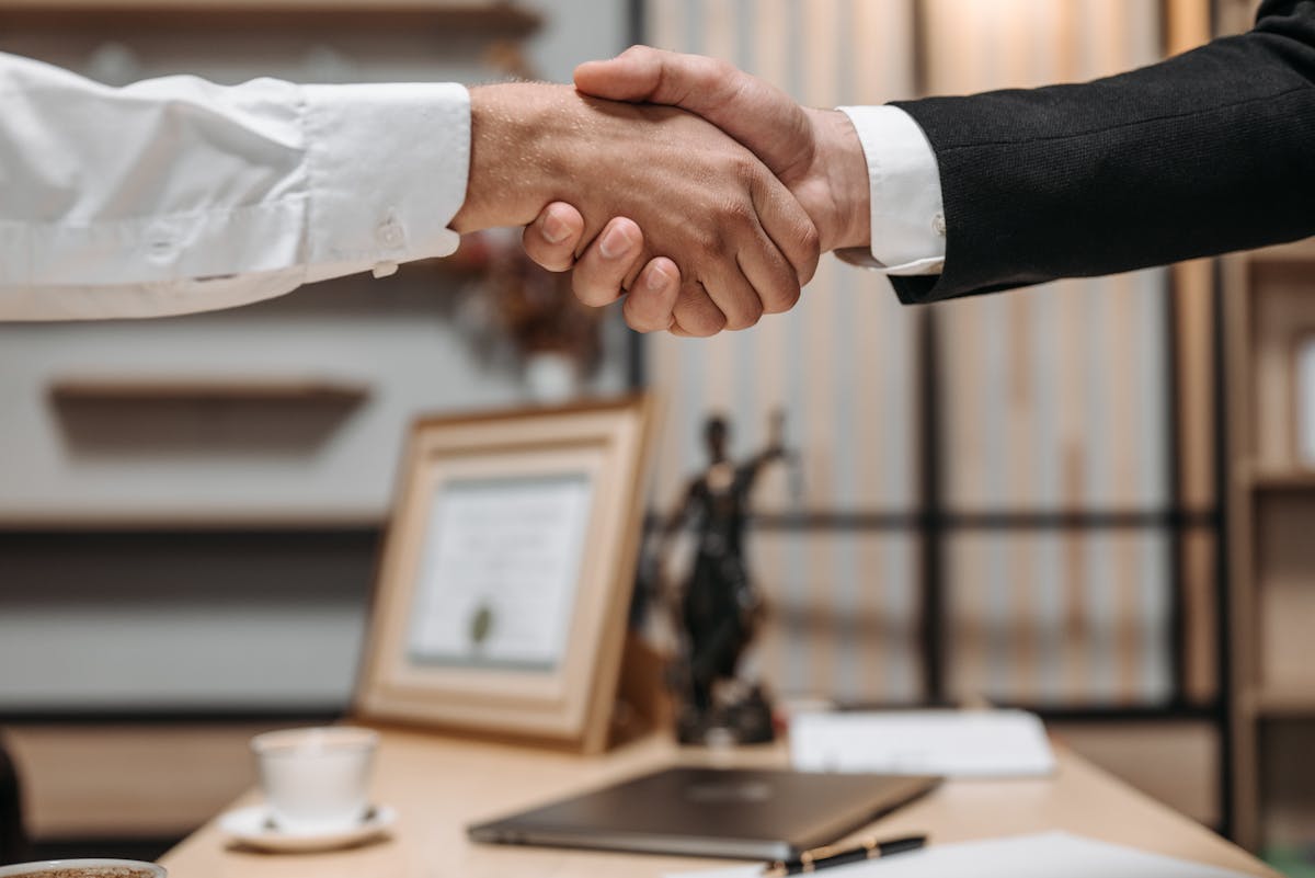Legal professional reviewing confidential case documents